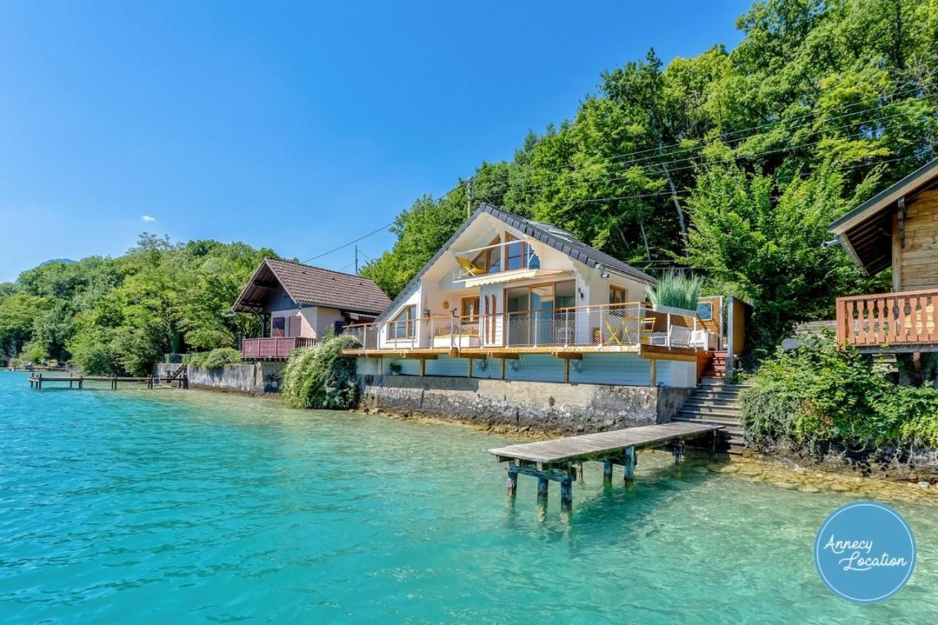 Chalet Coquillage Waterfront Escape On Lake ドゥサール エクステリア 写真