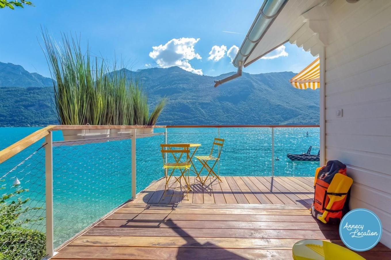 Chalet Coquillage Waterfront Escape On Lake ドゥサール エクステリア 写真