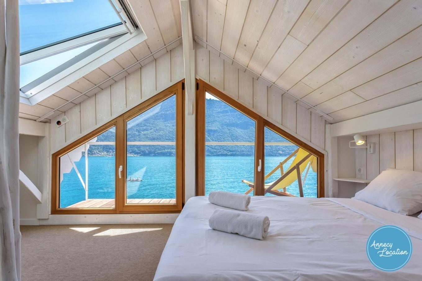 Chalet Coquillage Waterfront Escape On Lake ドゥサール エクステリア 写真