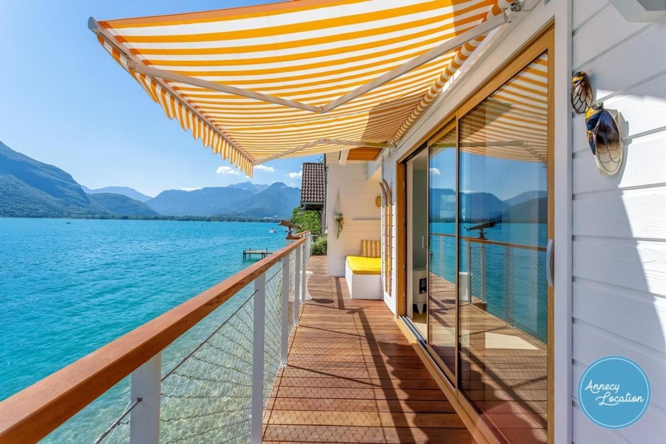 Chalet Coquillage Waterfront Escape On Lake ドゥサール エクステリア 写真