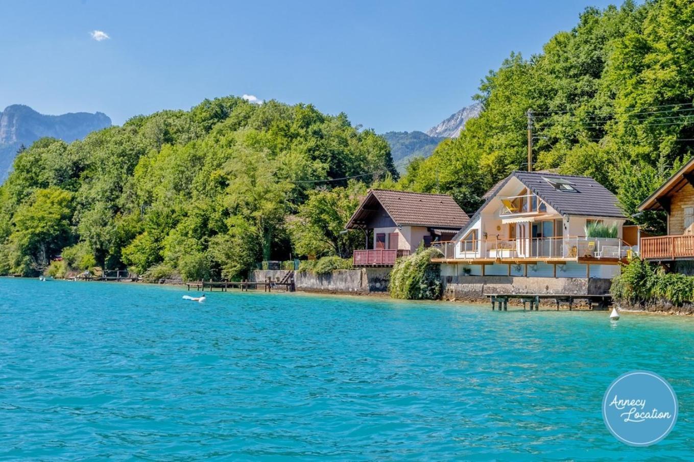 Chalet Coquillage Waterfront Escape On Lake ドゥサール エクステリア 写真