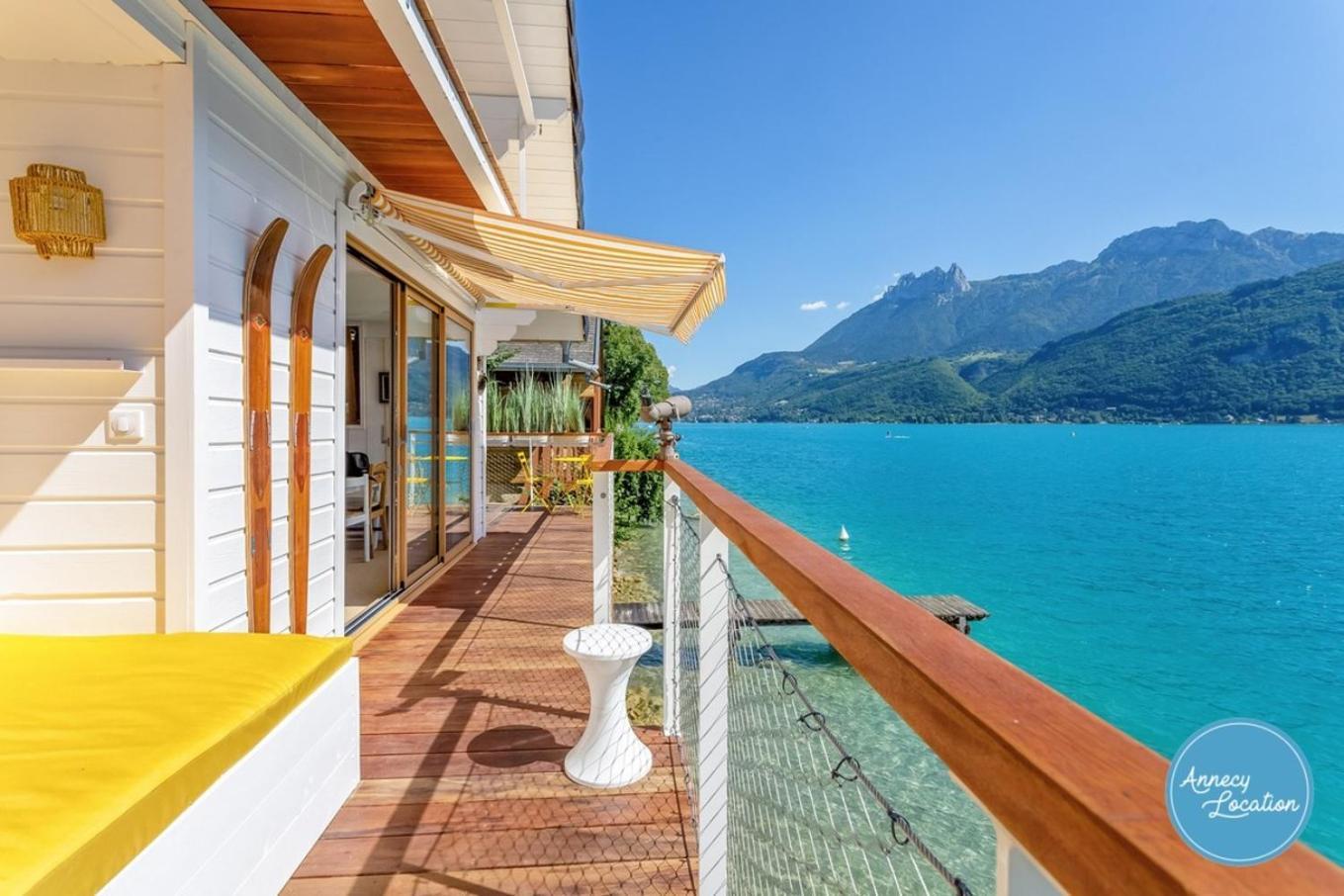 Chalet Coquillage Waterfront Escape On Lake ドゥサール エクステリア 写真