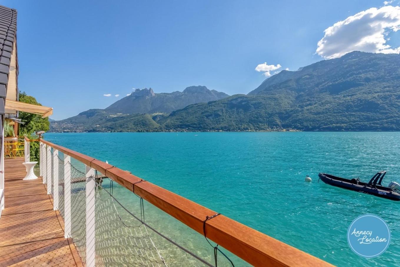 Chalet Coquillage Waterfront Escape On Lake ドゥサール エクステリア 写真