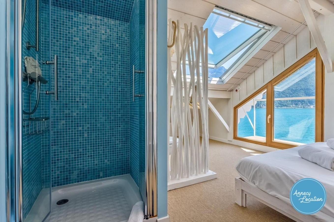 Chalet Coquillage Waterfront Escape On Lake ドゥサール エクステリア 写真