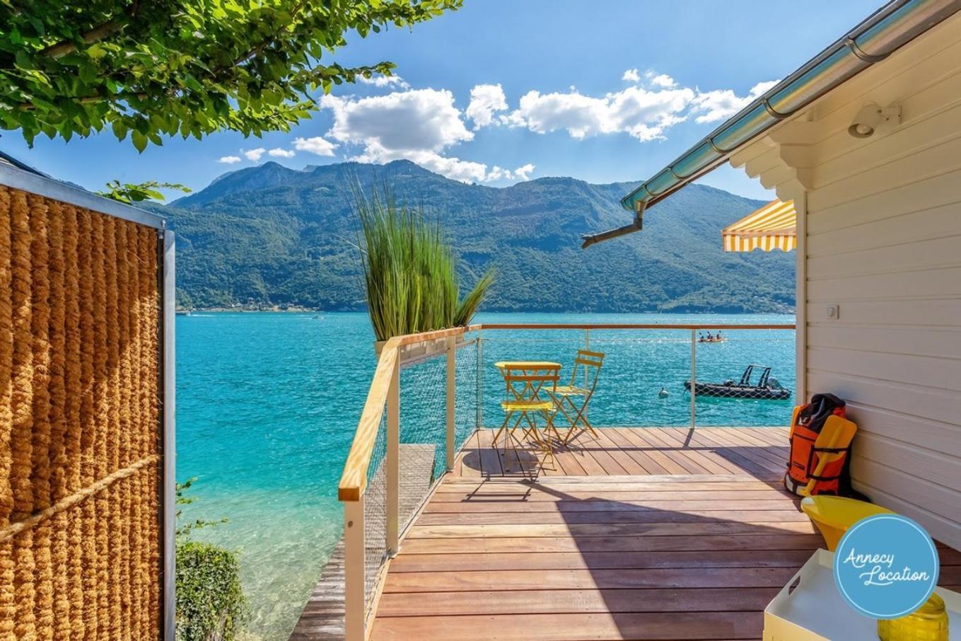 Chalet Coquillage Waterfront Escape On Lake ドゥサール エクステリア 写真